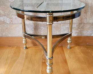 Small brass table