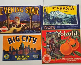 Golden Glow Fruit Labels