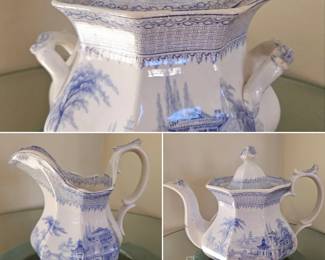 British Design "Rd" diamond dish - teapot is from 1846