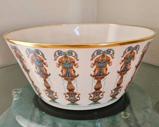 Lenox Bowl - hand decorated with 24-k gold