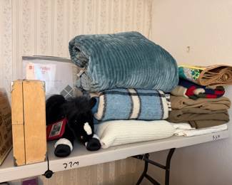 Blankets to choose from