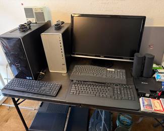 Computer items such as keyboards and monitors