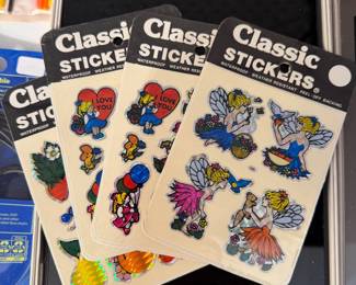 Vintage stickers