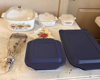 Pyrex and Corningware