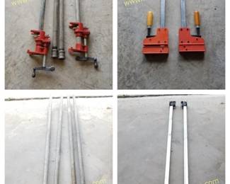 Long furniture clamps