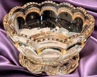 c. 1899 Riverside Glass Empress EAPG Open Sugar Bowl