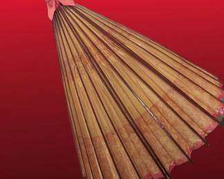 Vintage Japanese Wagasa Bamboo & Oiled Paper Parasol