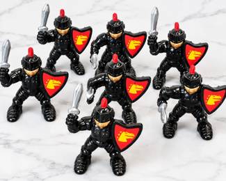 1994β95 Fisher-Price Great Adventures Black Knights β Lot of 7