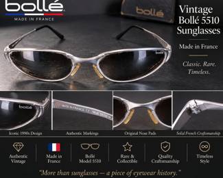 Vintage Bolle France 5510 Sunglasses
