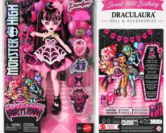 2011 Monster High Sweet 1600 Draculaura Doll β Boxed