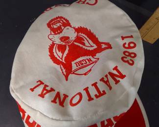 1983 NC State Wolfpack National Champions Painter Cap β Jim Valvano Era