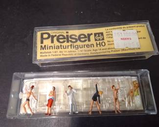 Preiser HO 1:87 Hand-Painted Bathing Figures β West Germany, Boxed