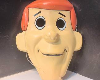 Vintage Ben Cooper George Jetson Halloween Mask β Hanna-Barbera