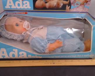 1980s Baby Ada Mechanical Doll β New in Box