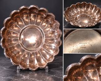 Reed & Barton #109 Holiday Silverplate Serving Bowl β 13"
