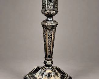 Antique Jennings Bros. 2086 Neoclassical Candlestick