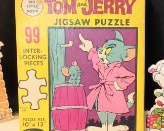 1967 Whitman Tom & Jerry 99-Piece Jigsaw Puzzle