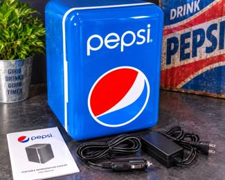 New Pepsi Portable Mini Fridge / Cooler β Plugs into Wall or Car