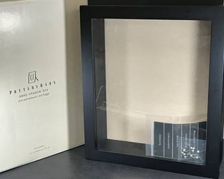 Pottery Barn Black Shadow Box Frame 12" x 14" β New in Box