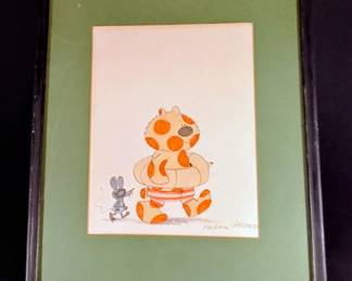 Barbara Davidson Signed Original Storybook Illustration "To the Beach"