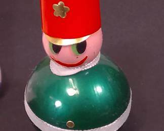 Vintage Roly-Poly Toy Soldier Christmas Figure