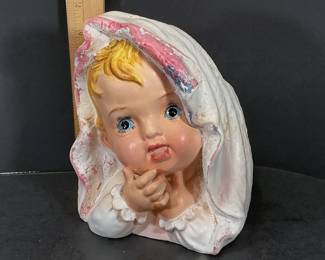 1962 Samson Import Co. Baby Head Planter #5359A β Pink