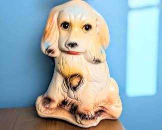 1930s Chalkware Carnival Prize Cocker Spaniel
