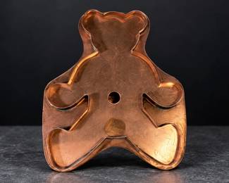 1998 Martha Stewart for Nordstrom Copper Bear Cookie Cutter