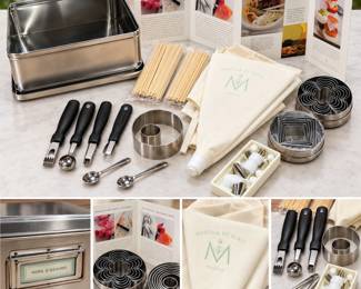 Martha by Mail Hors d'Oeuvres & Decorating Collection - Cutters, Tools, Bags, Skewers & Literature