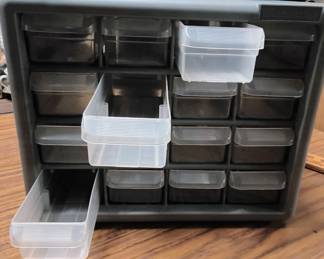 16-Drawer Wall-Mount Hardware / Craft Organizer
