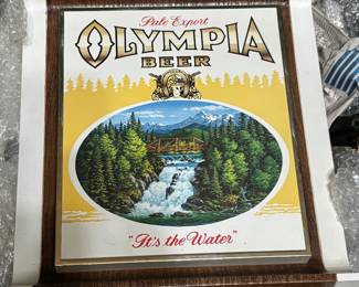 Working Olympia beer sign