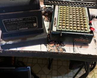 Antique calculators