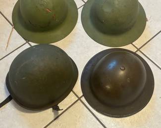 WwII helmets 