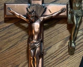 Old crucifix/ bronze
