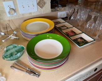 Kate Spade dishware and glassware