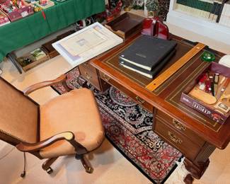 Desk chair and desk
