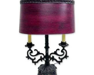 French EmpireStyle Bouillotte TwoLight Lamp