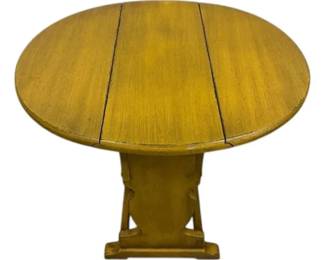 Gold Oak Drop Leaf Table