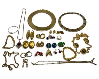 Monet, Napier, Avon, More Vintage Gold Toned Jewelry