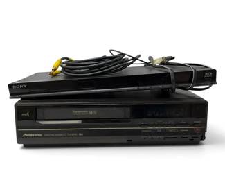 Sony BluRay Player Panasonic VHS Player Cables