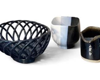 HandCrafted Pottery Ceramic Basket