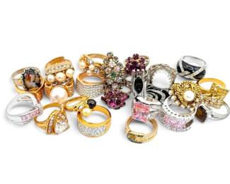 Silver Gold Toned Rings