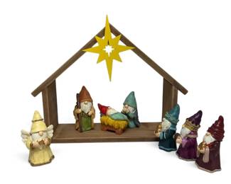 Gnome Nativity Scene