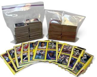 Topps Baseball Cards Bubblegum Box Backings 90s