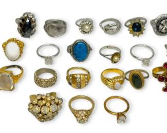 Gold Silver Toned Rings