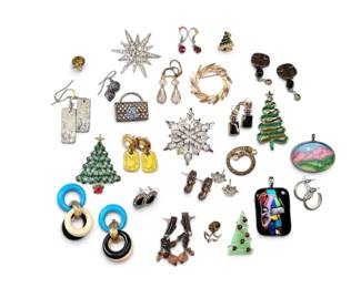 Brooches, Pins, Pendants, Earrings