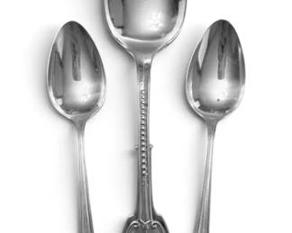 Sterling Silver Spoons Kenilworth Albert Coles King Albert Whiting Manf. Co. 99g Total