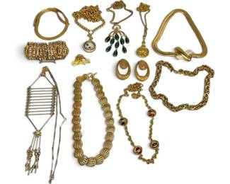 Monet, Anne Klein, Origami Owl, More Chunky Gold Toned Jewelry