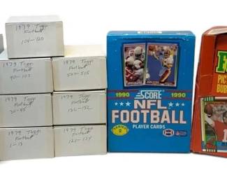 Football Cards Topps 1979 Score 1990s
