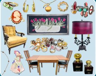 Danish Teak, Gold Jewelry, & Department 56 | PICKUP: Wednesday, September 30th in Centerville, OH